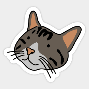 Feline Head Sticker